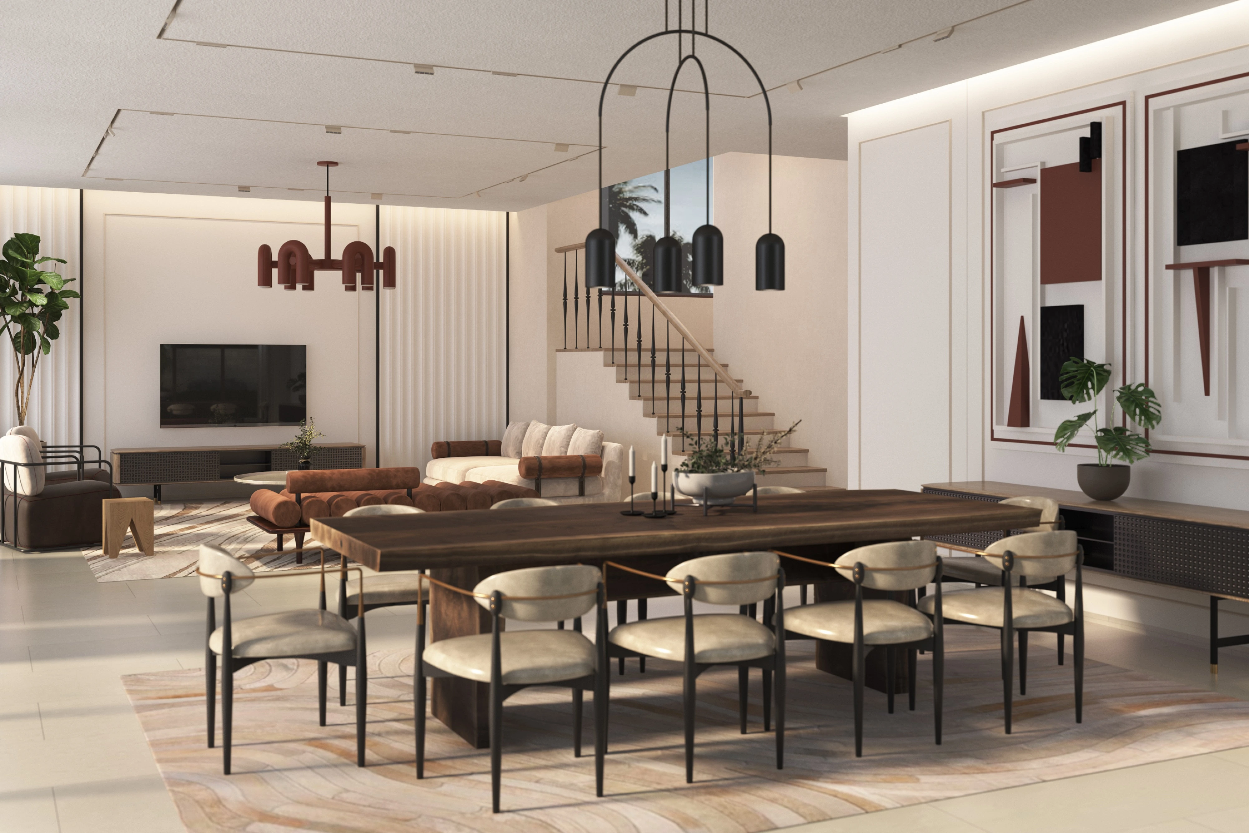 Таунхаусы в Damac Lagoons с 5-ю спальнями 