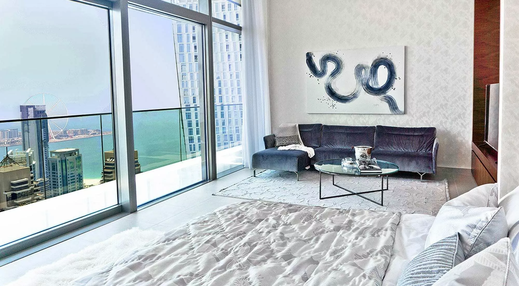 1-спальные апартаменты в Marina Residence B