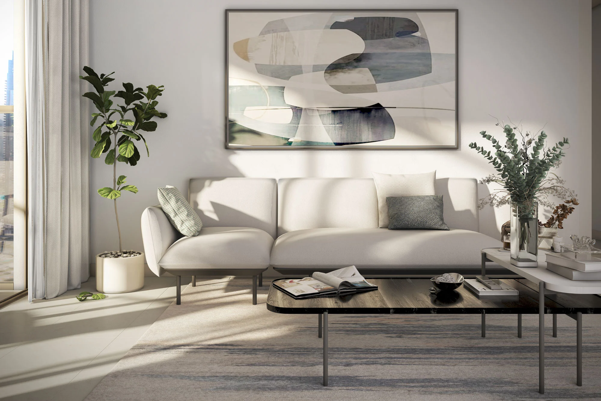 Квартира с 2 спальнями в Burj Crown, 93,4 м²