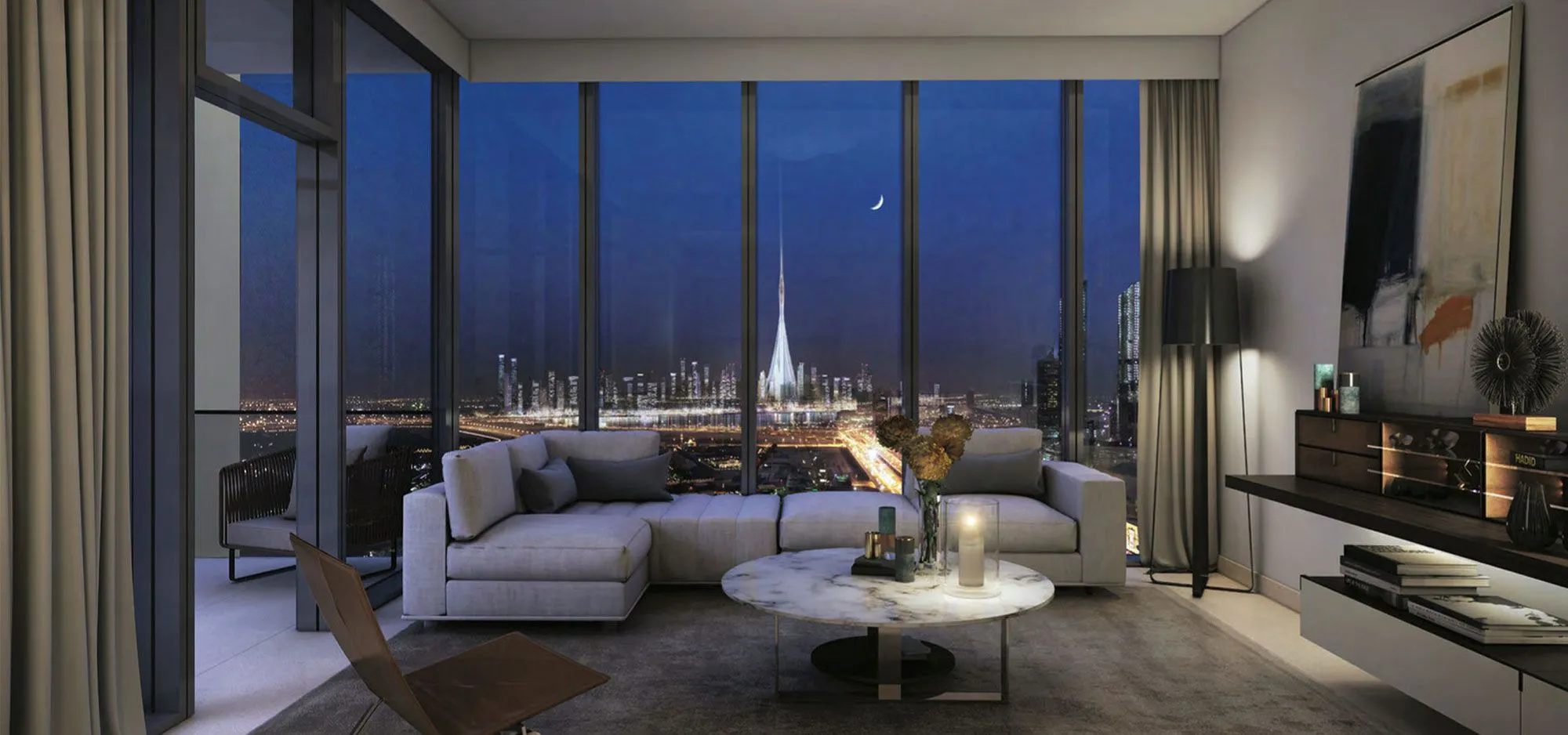 1-спальные апартаменты в Downtown Views