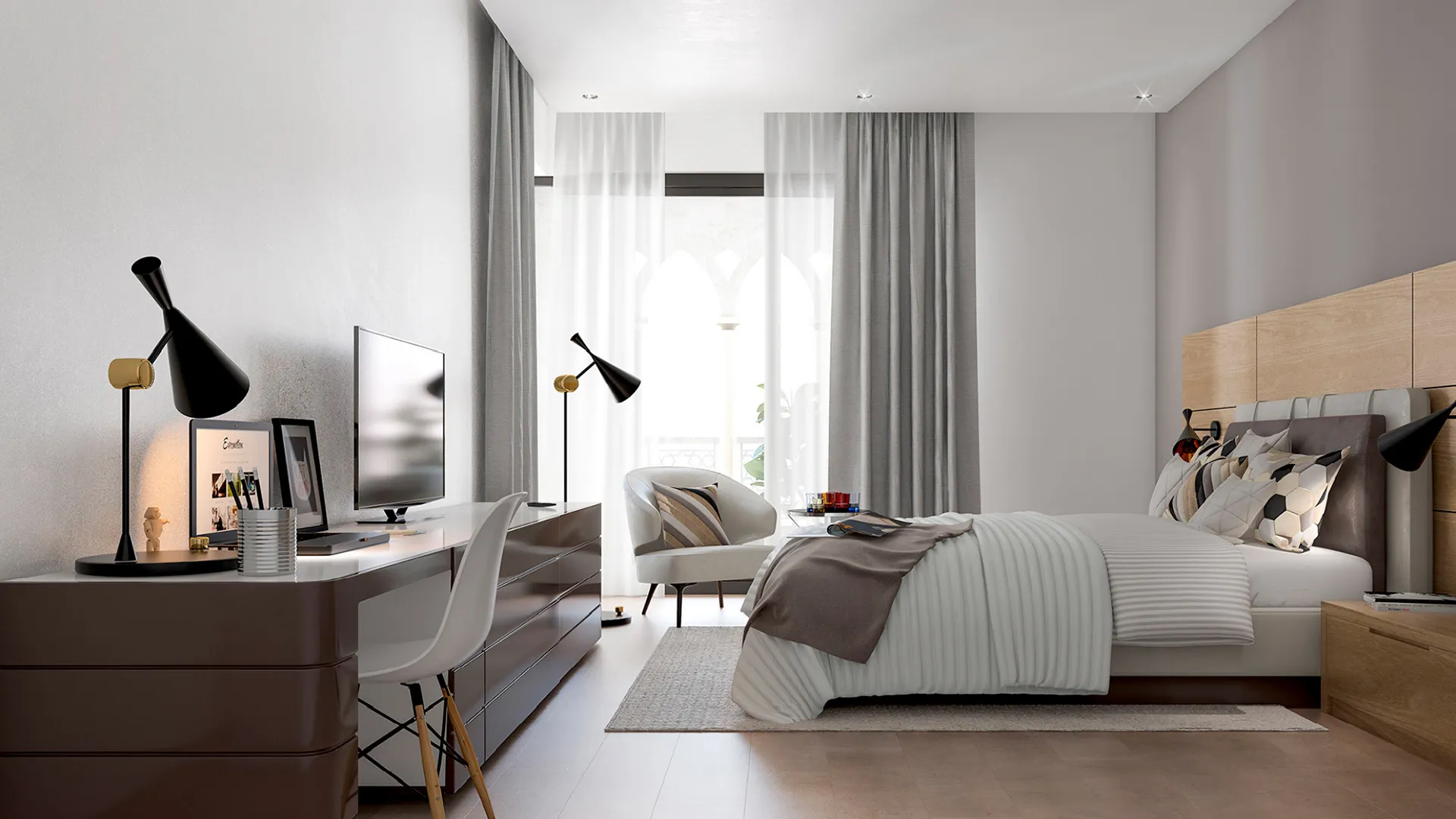 1-спальные апартаменты в Marina Living