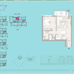 1-спальные апартаменты в Bluewaters Bay Tower 2