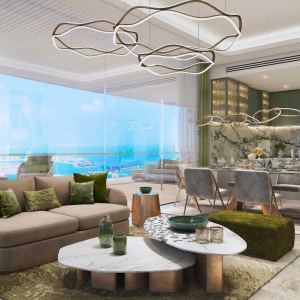 2-х спальные апартаменты в Damac Bay 2 Tower A