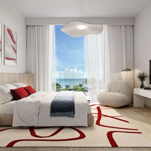 1-спальные апартаменты в Rosso Bay Residences