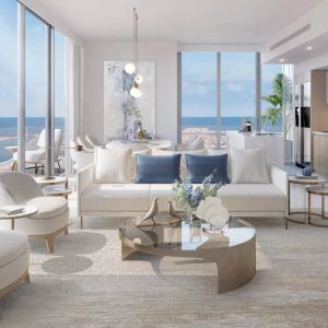 1-спальные апартаменты в Beach Isle Tower 1
