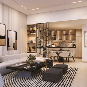 2-х спальные апартаменты в Mallside Residence