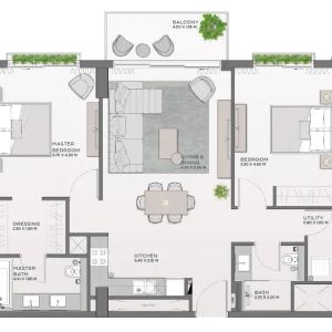 2-х спальные апартаменты в Myrtle