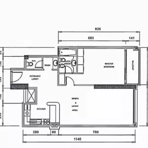 2 bedroom apartment in O2 Residence