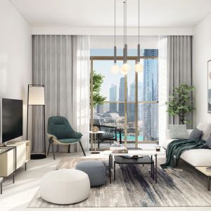 2-х спальные апартаменты в Burj Crown