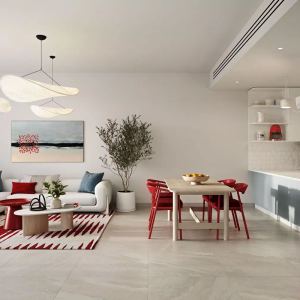 3-х спальные апартаменты в Rosso Bay Residences