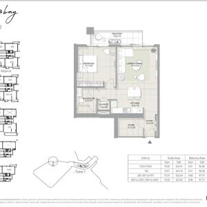 1-спальные апартаменты в Bluewaters Bay Tower 1
