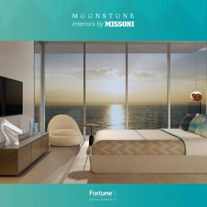 1-спальные апартаменты в Moonstone Interiors by Missoni