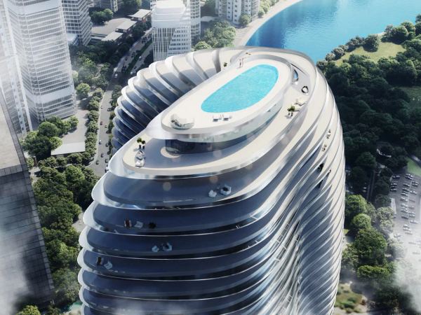 3-х спальные апартаменты с бассейном в Bugatti Residences – фото 3