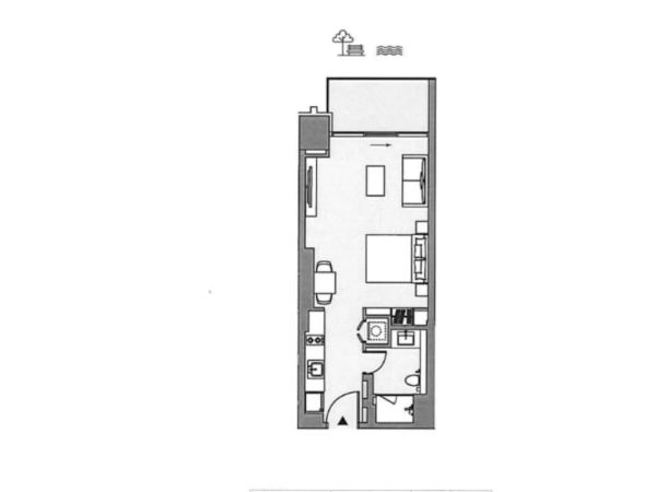 Студия в Peninsula Five – фото 2