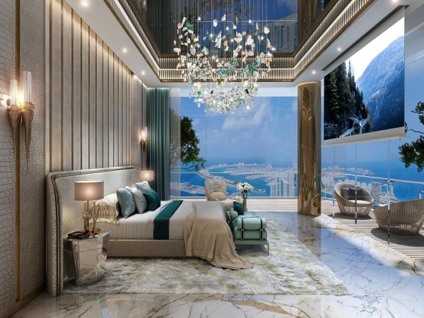 1-спальные апартаменты в Damac Bay – фото 3