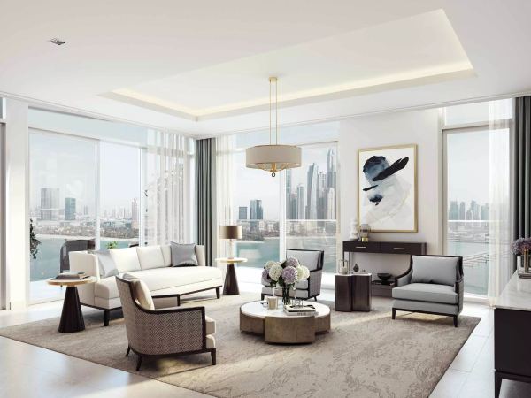 1-спальные апартаменты в Palace Beach Residence Tower 2 – фото 3