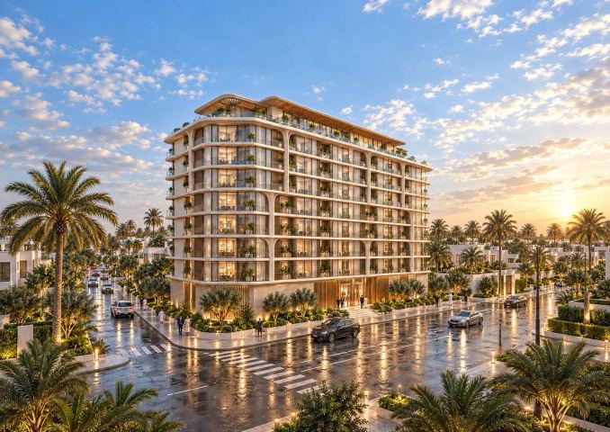 Стильный комплекс Lunara Tower в Дубае 2026